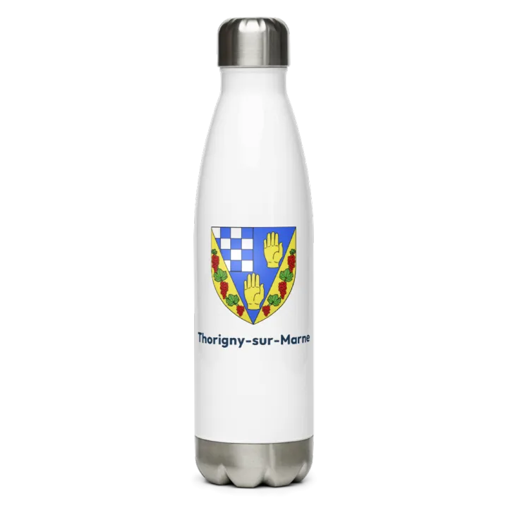 Gourde inox blason de Thorigny-sur-Marne