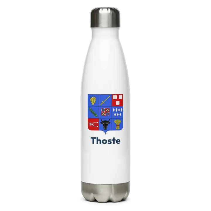 Gourde inox blason de Thoste