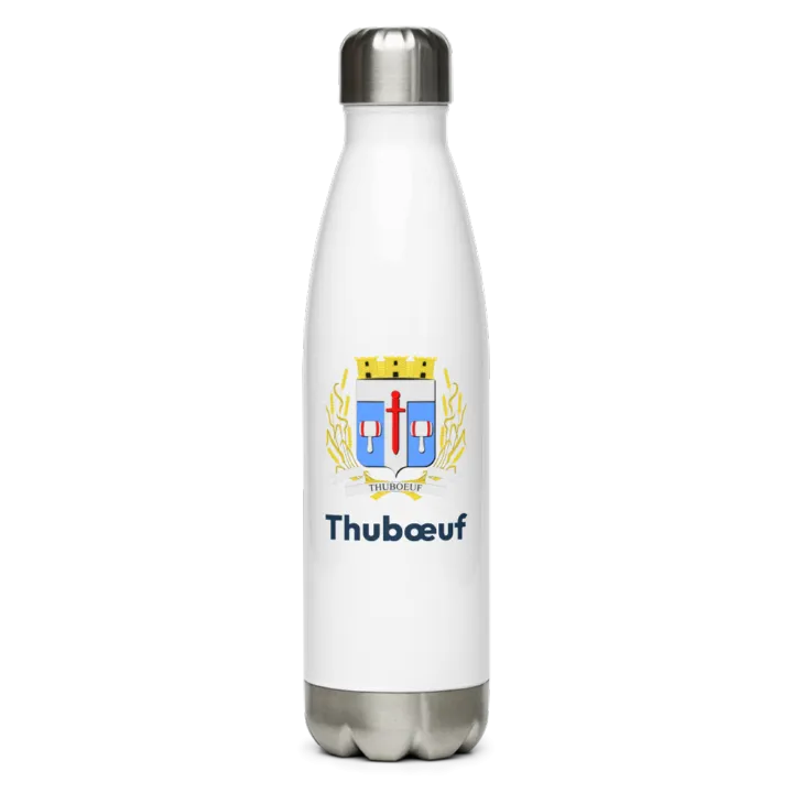 Gourde inox — blason de Thubœuf