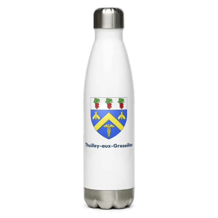 Gourde inox blason de Thuilley-aux-Groseilles