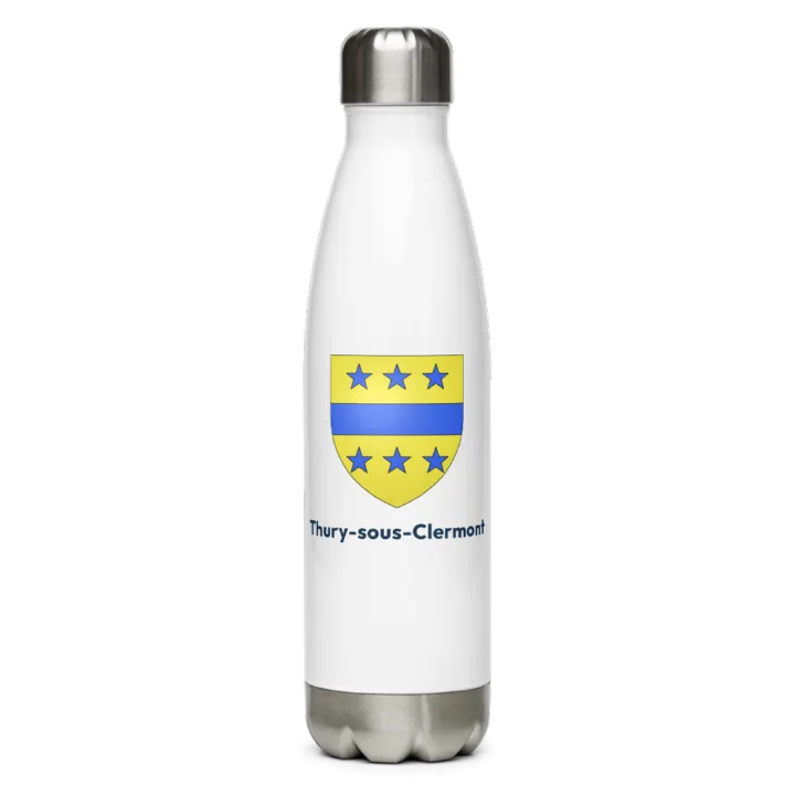 Gourde inox — blason de Thury-sous-Clermont