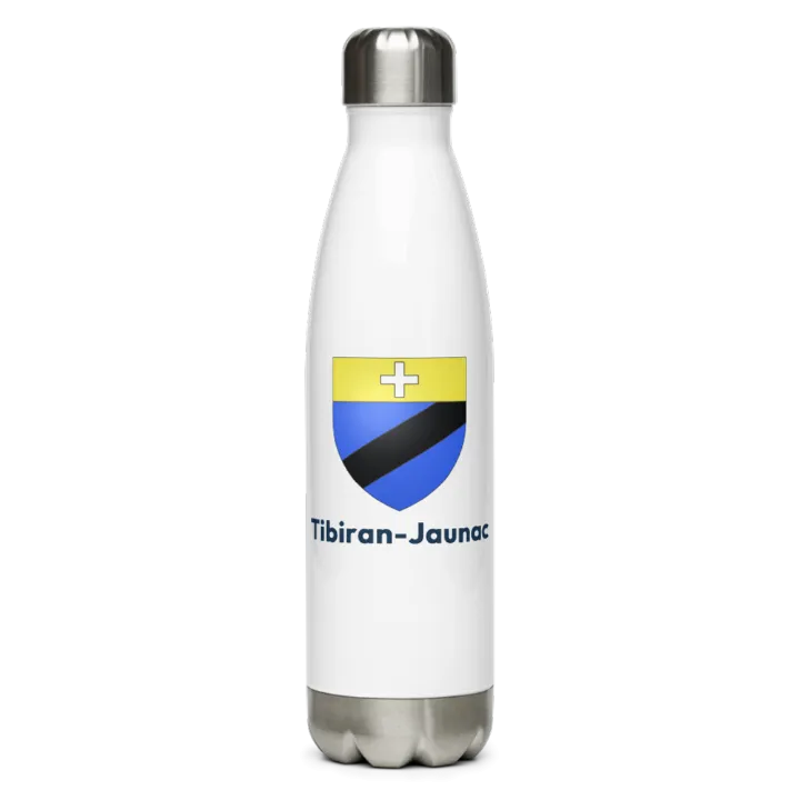 Gourde inox blason de Tibiran-Jaunac
