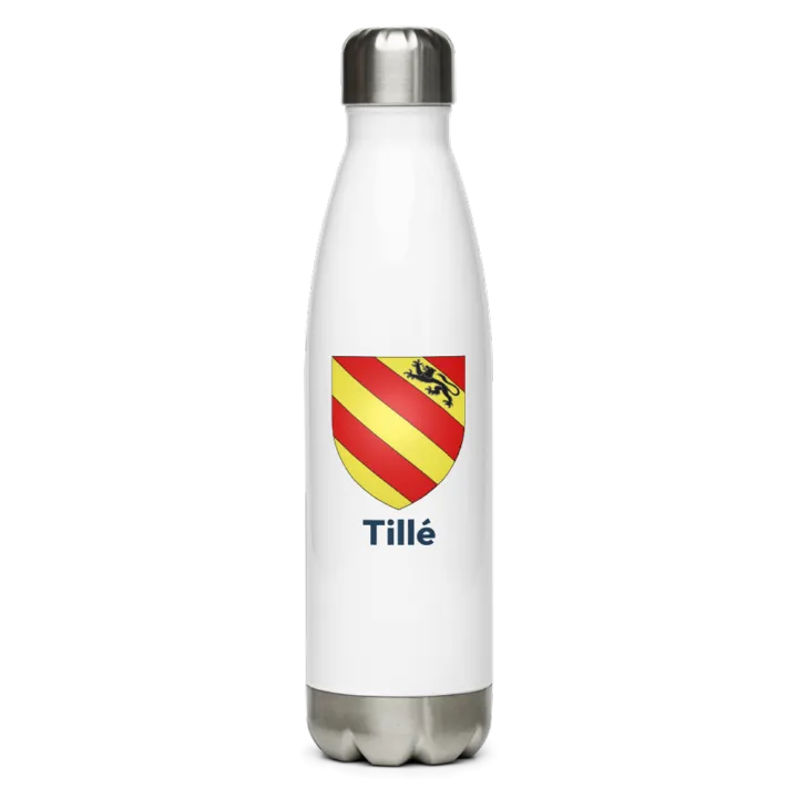 Gourde inox blason de Tillé