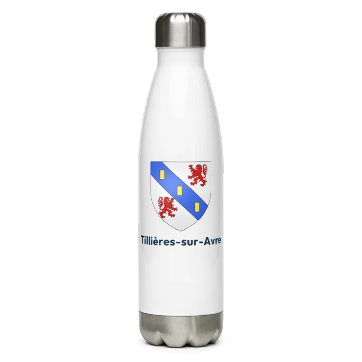 Gourde inox blason de Tillières-sur-Avre