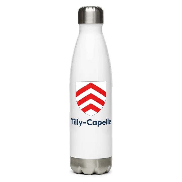 Gourde inox blason de Tilly-Capelle