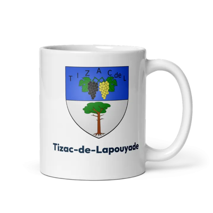 Mug blason de Tizac-de-Lapouyade