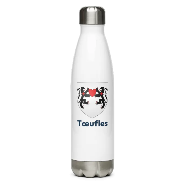 Gourde inox blason de Tœufles