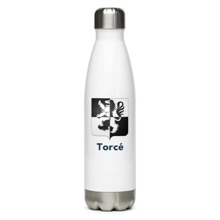 Gourde inox blason de Torcé