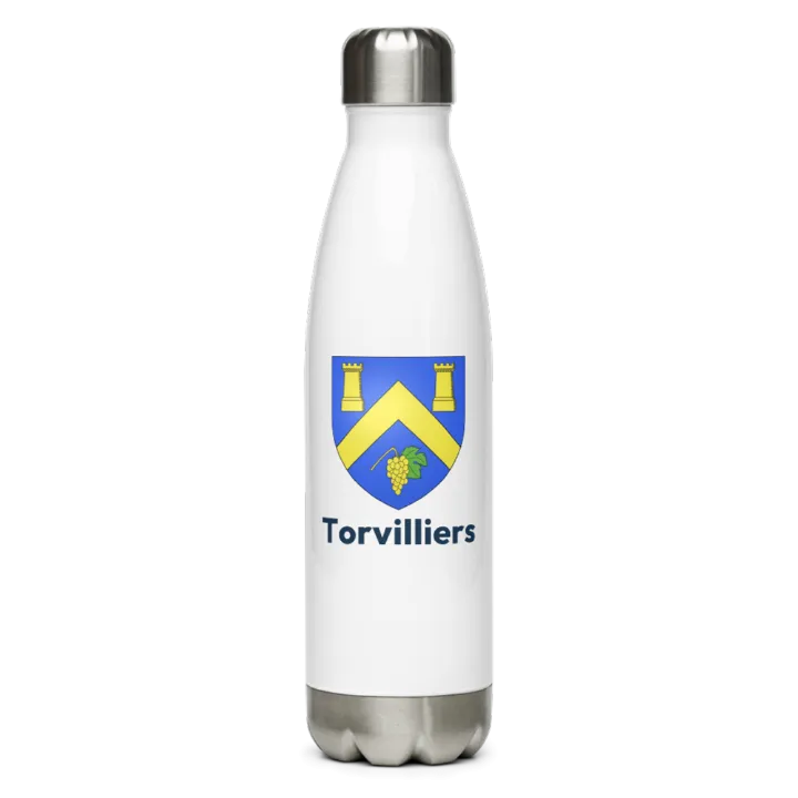 Gourde inox — blason de Torvilliers
