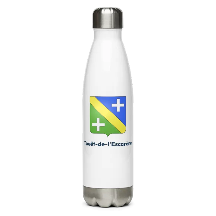 Gourde inox blason de Touët-de-l'Escarène