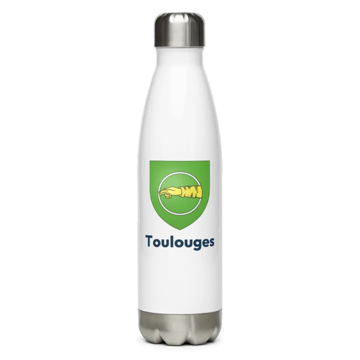 Gourde inox — blason de Toulouges