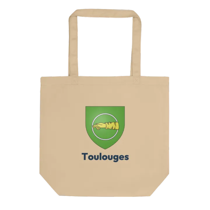 Tote bag coton bio — blason de Toulouges