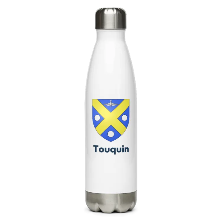Gourde inox blason de Touquin