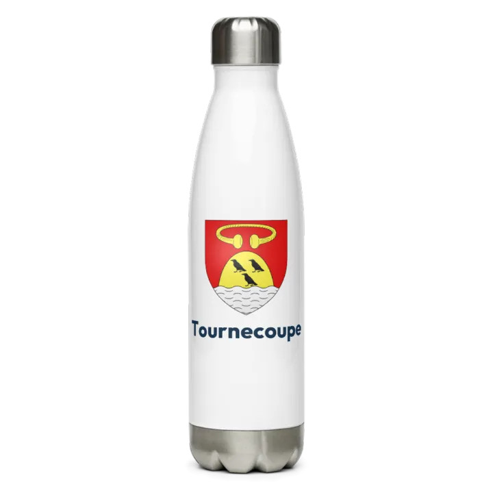 Gourde inox blason de Tournecoupe