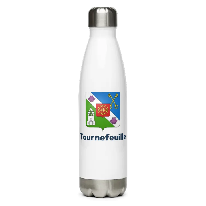 Gourde inox — blason de Tournefeuille