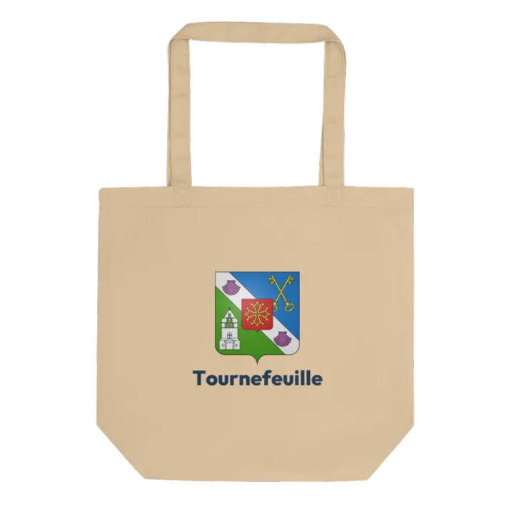 Tote bag coton bio — blason de Tournefeuille
