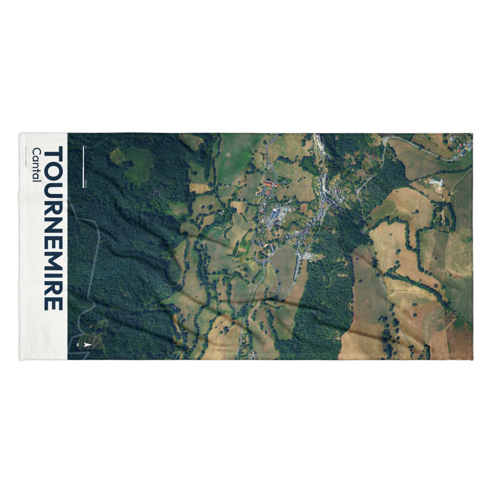 Serviette cartographique — carte de Tournemire