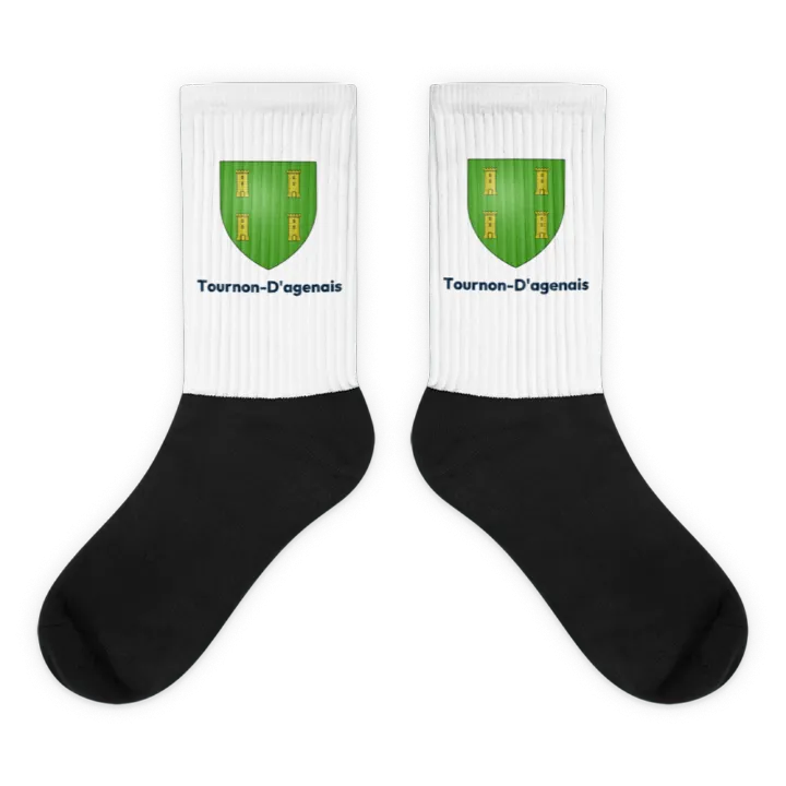 Chaussettes — blason de Tournon-d'Agenais