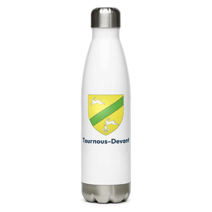 Gourde inox blason de Tournous-Devant