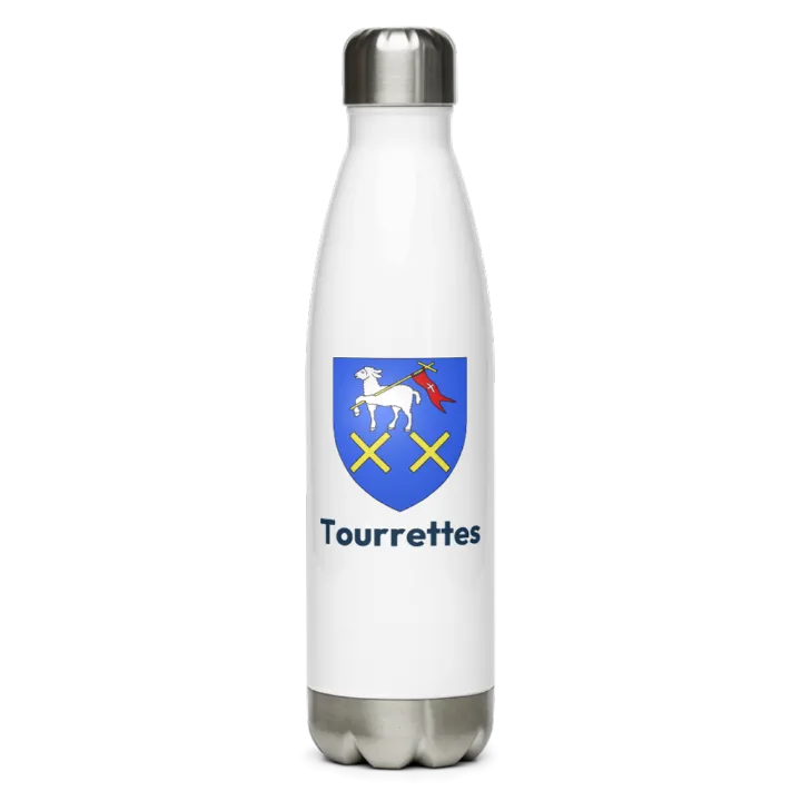 Gourde inox blason de Tourrettes