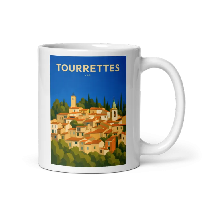 Mug — Tourrettes et ses maisons colorées