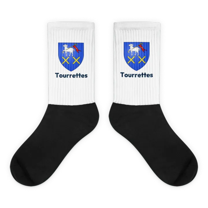 Chaussettes — blason de Tourrettes