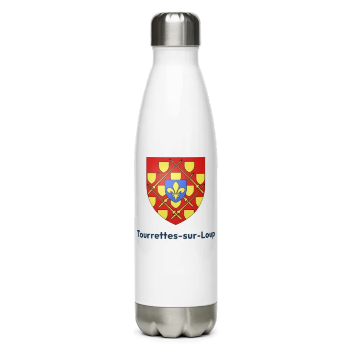 Gourde inox blason de Tourrettes-sur-Loup