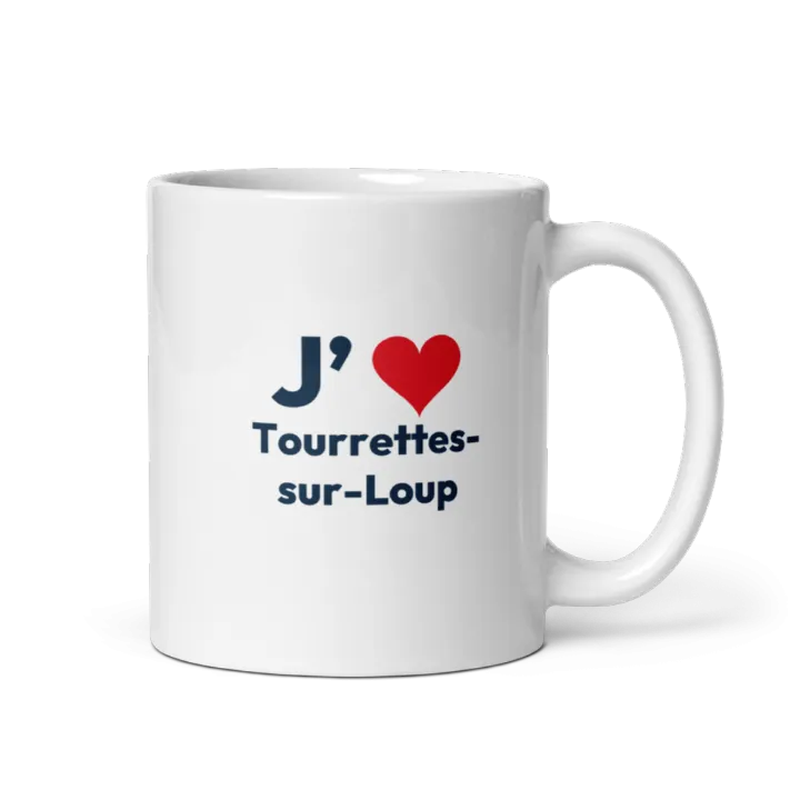 Mug « J’❤ Tourrettes-sur-Loup »