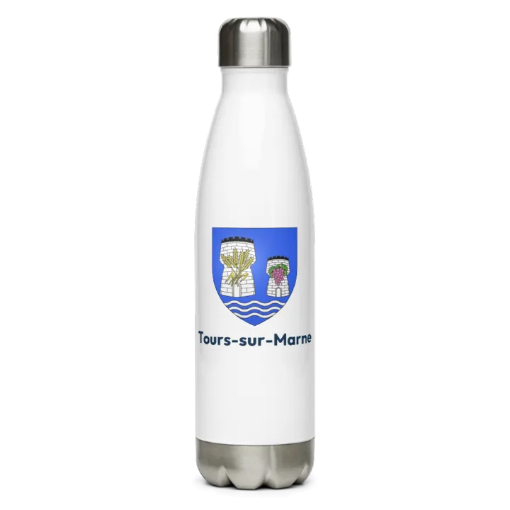 Gourde inox blason de Tours-sur-Marne