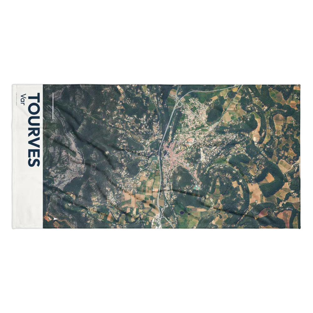 Serviette cartographique — carte de Tourves