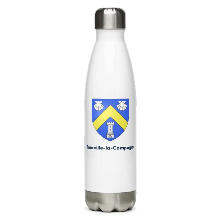 Gourde inox blason de Tourville-la-Campagne