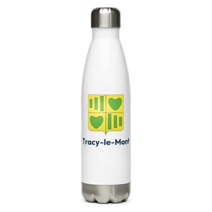Gourde inox blason de Tracy-le-Mont