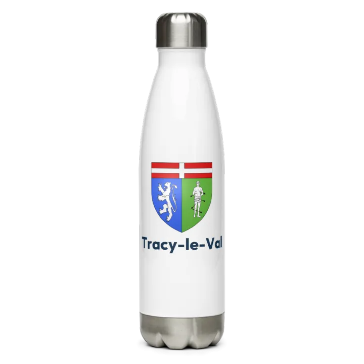 Gourde inox blason de Tracy-le-Val