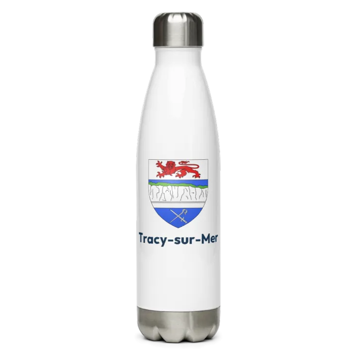 Gourde inox blason de Tracy-sur-Mer
