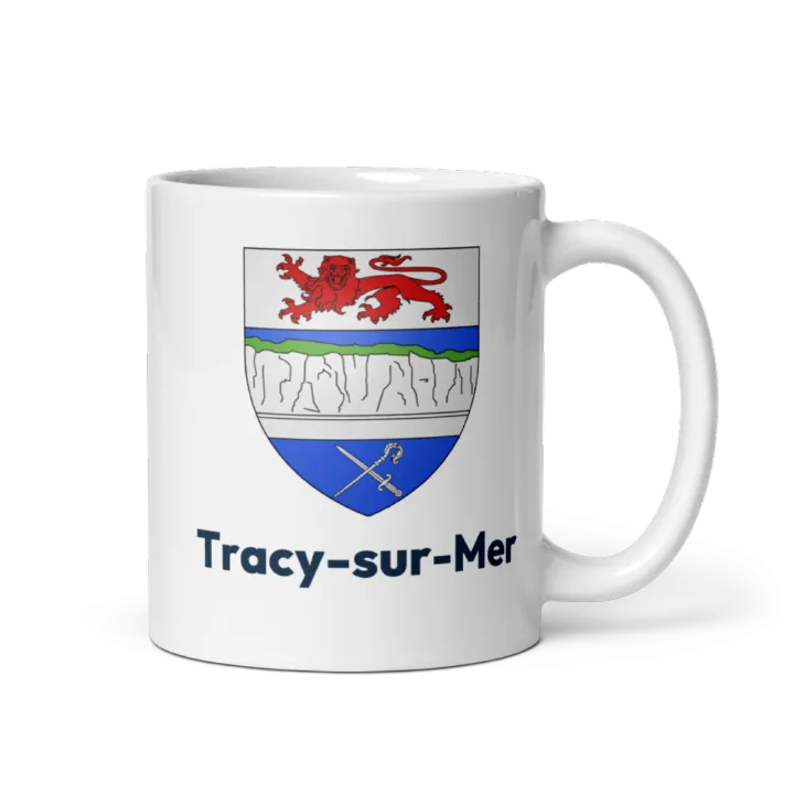 Mug blason de Tracy-sur-Mer