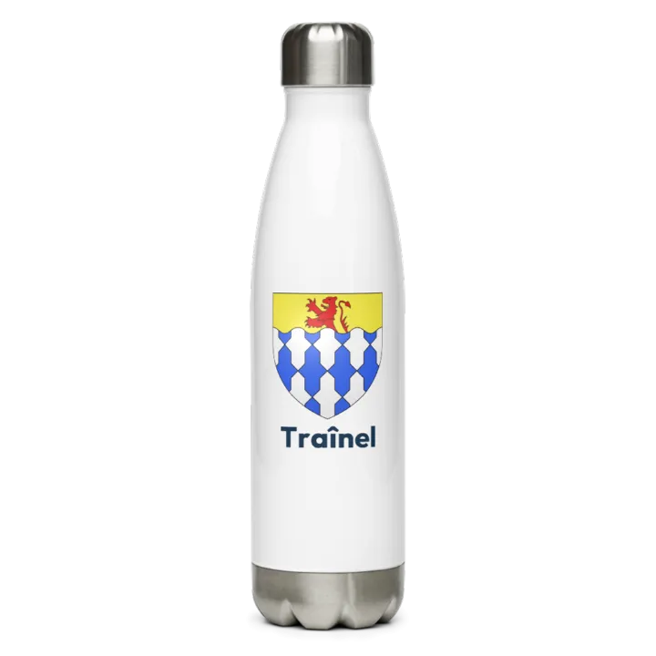 Gourde inox blason de Traînel