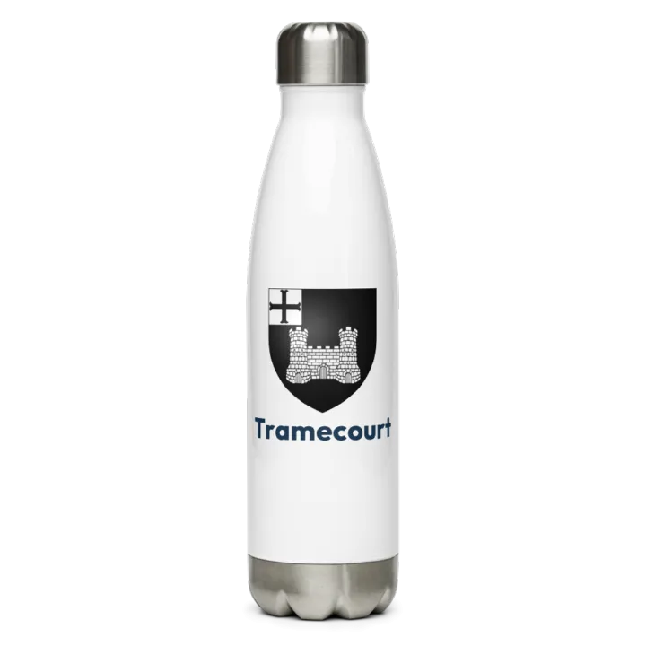 Gourde inox — blason de Tramecourt