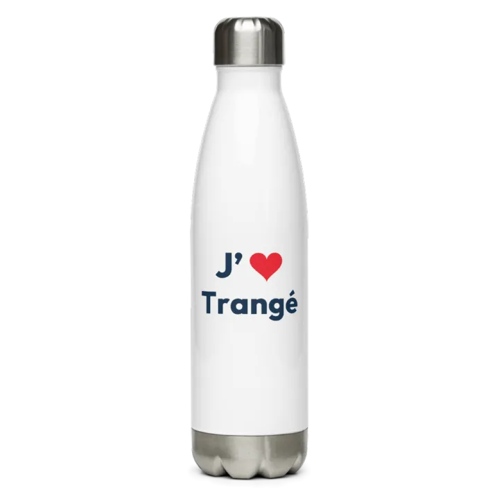 Gourde inox « J’❤ Trangé »