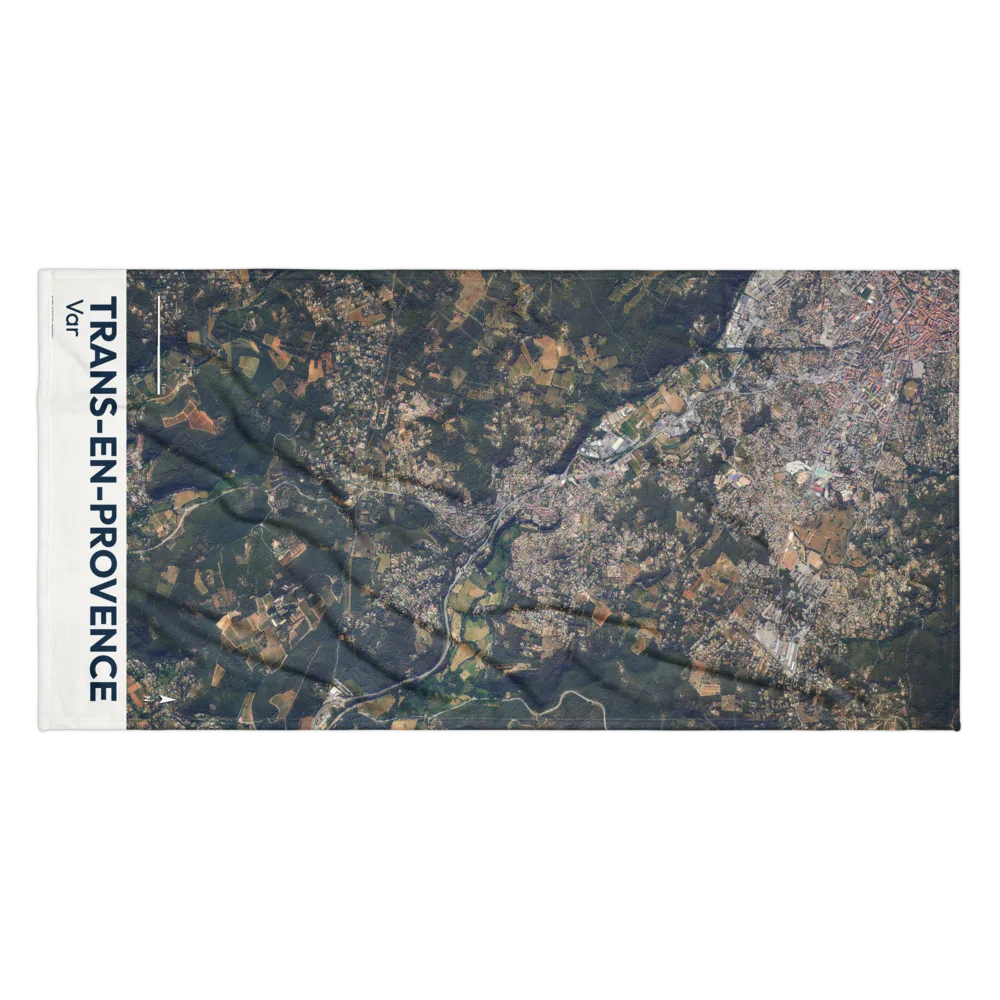 Serviette cartographique — carte de Trans-en-Provence
