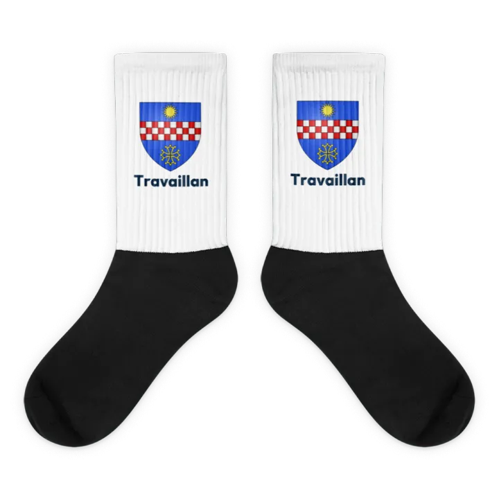 Chaussettes — blason de Travaillan