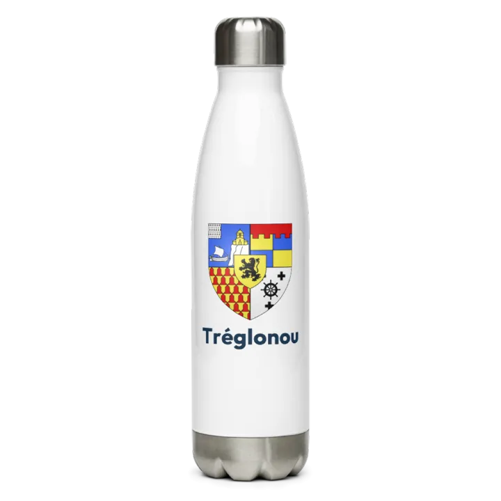 Gourde inox blason de Tréglonou