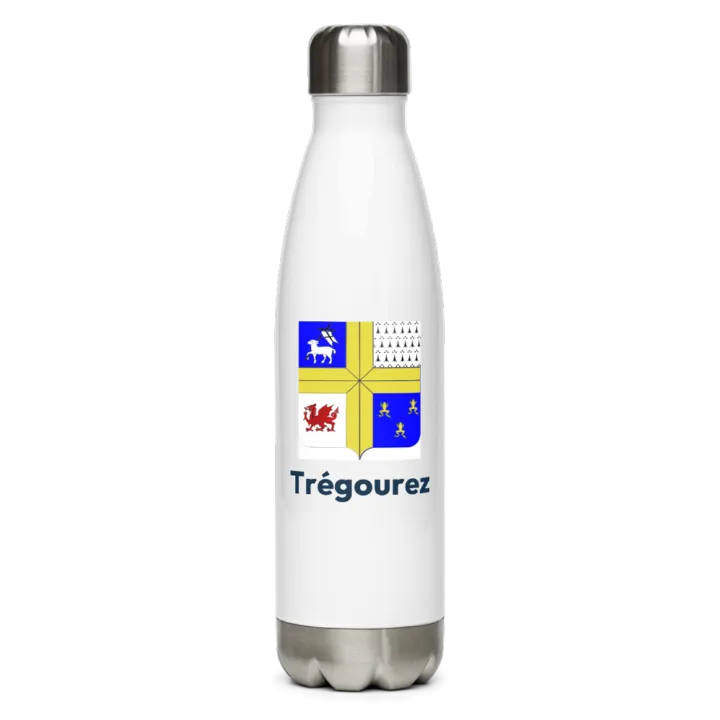 Gourde inox blason de Trégourez
