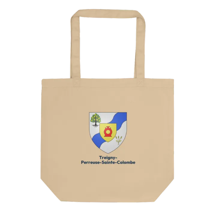 Tote bag coton bio — blason de Treigny-Perreuse-Sainte-Colombe
