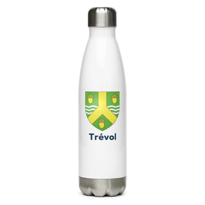 Gourde inox blason de Trévol