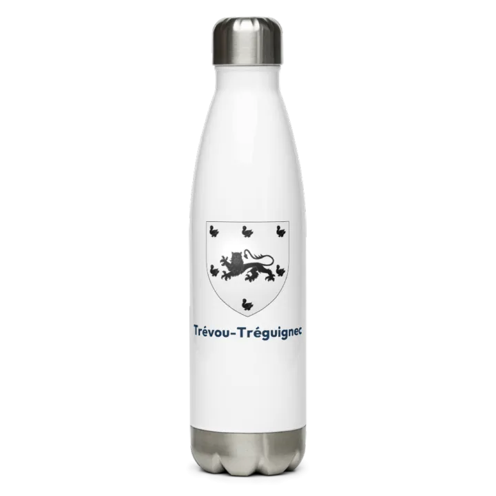 Gourde inox blason de Trévou-Tréguignec