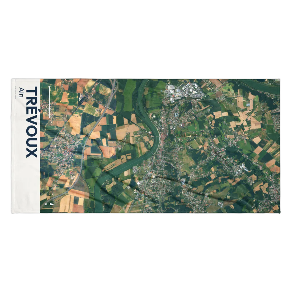 Serviette cartographique — carte de Trévoux