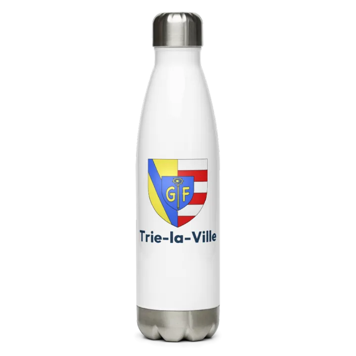Gourde inox blason de Trie-la-Ville