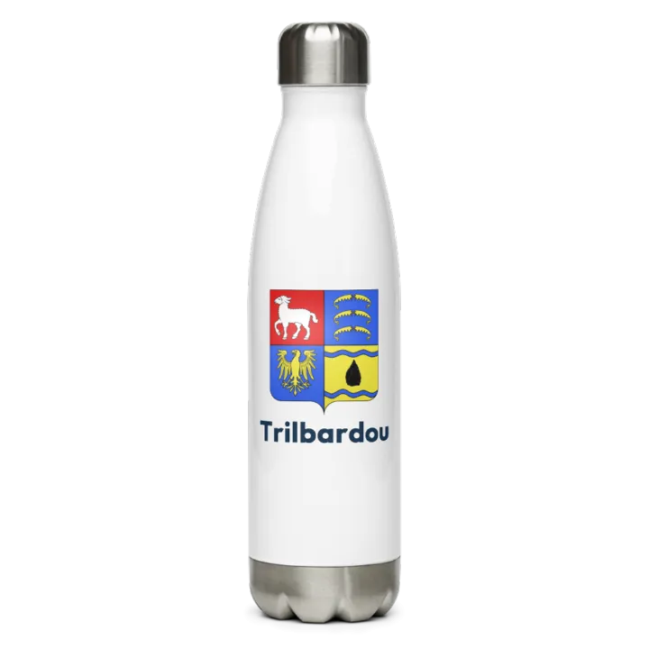 Gourde inox blason de Trilbardou