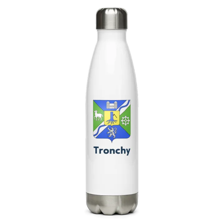 Gourde inox blason de Tronchy