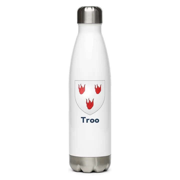 Gourde inox — blason de Troo